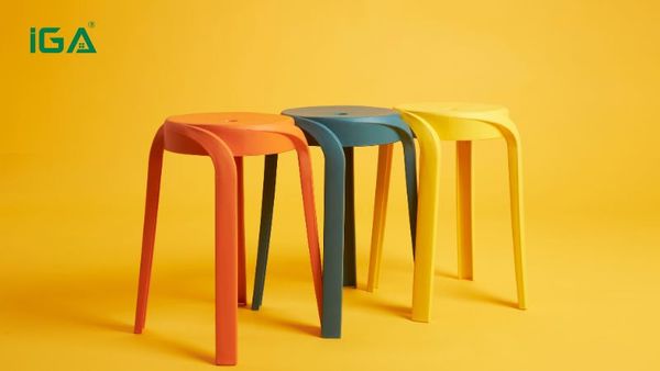 Ghế đôn nhựa nhẹ, bền, nhiều màu, dùng tốt ngoài trời