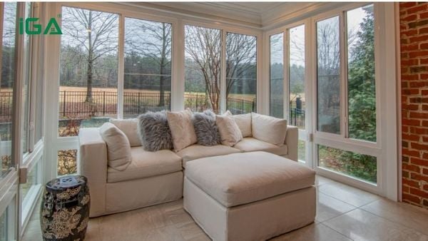 Ghế đôn sofa đa năng, vừa làm bàn trà, vừa để chứa đồ tiện lợi