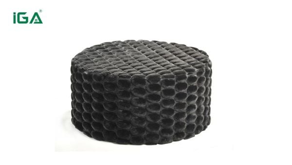 Ghế đôn sofa tròn dễ dàng phối hợp với nhiều phong cách nội thất