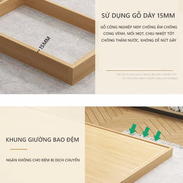Thiết kế đầy sang trọng của loại giường King Size
