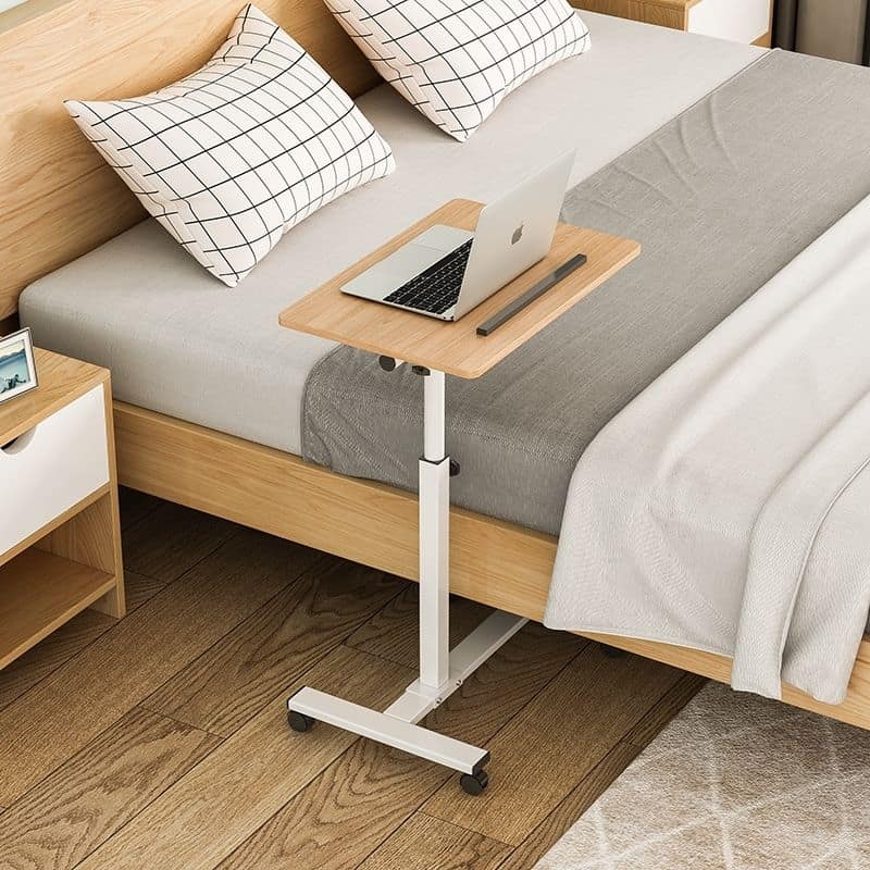 Bàn làm việc nâng hạ GM105 có chân bánh xe thông minh