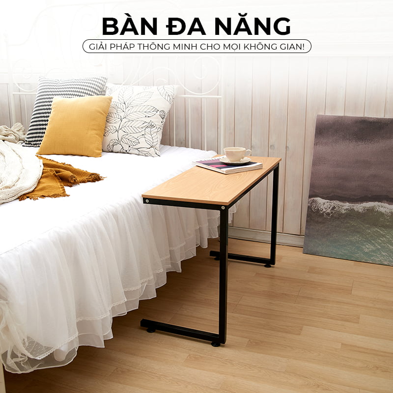 bàn học vân gỗ đa năng