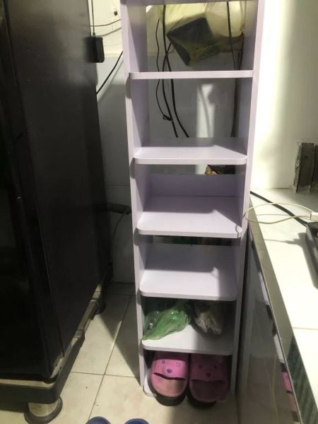 Kệ giày trắng đa tầng phong cách tối giản - GP247