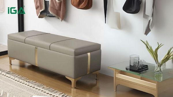 Ghế đôn dài tiết kiệm diện tích, dễ sắp xếp linh hoạt, rất phù hợp cho không gian nhỏ