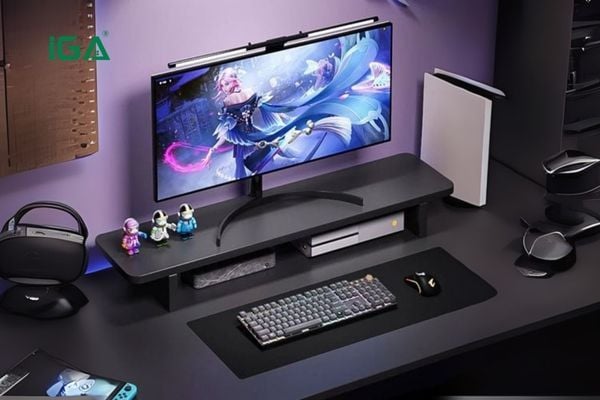 Kệ GA29 thiết kế đơn giản, chắc chắn, giúp nâng màn hình cải thiện