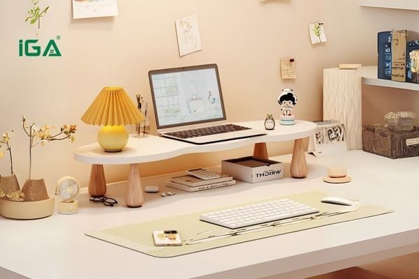 Kệ máy tính làm tăng thẩm mỹ cho góc làm việc của bạn