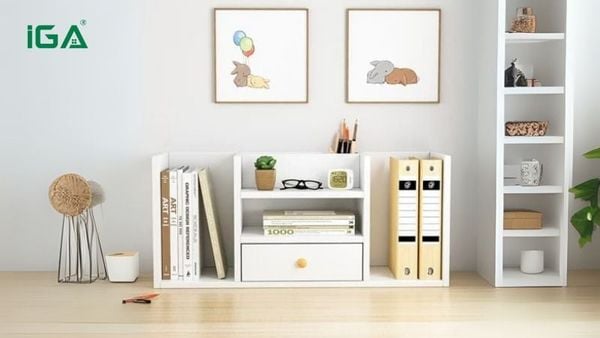 Kệ sách để bàn GP258 nhỏ gọn, bền đẹp, dễ lắp đặt và di chuyển, phù hợp