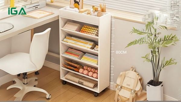 Kệ sách đứng ngăn chéo GP189 bền chắc, chống thấm