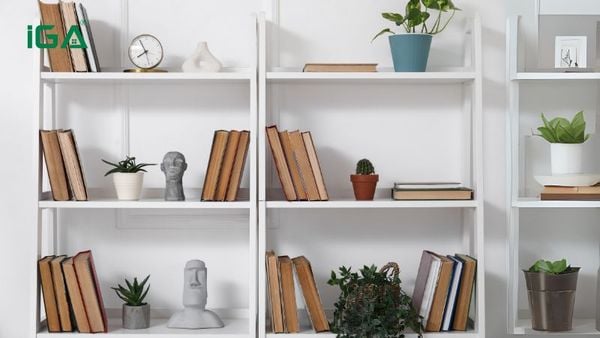 Kệ sách nhựa nhẹ, dễ lắp ráp và di chuyển