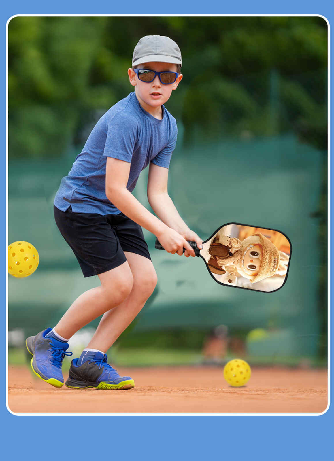 Vợt pickleball hoạt hình cho trẻ em
