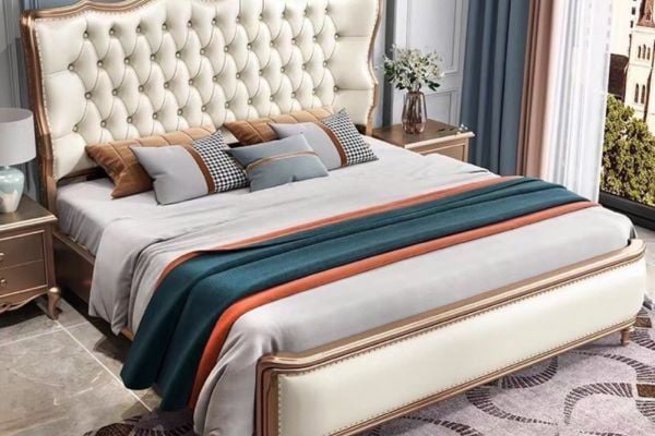 Mẫu giường ngủ nệm bọc đẹp