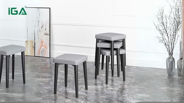 Ghế đôn GN66 mang phong cách tối giản thanh lịch, phù hợp nhiều không gian và tạo điểm nhấn thẩm mỹ tinh tế