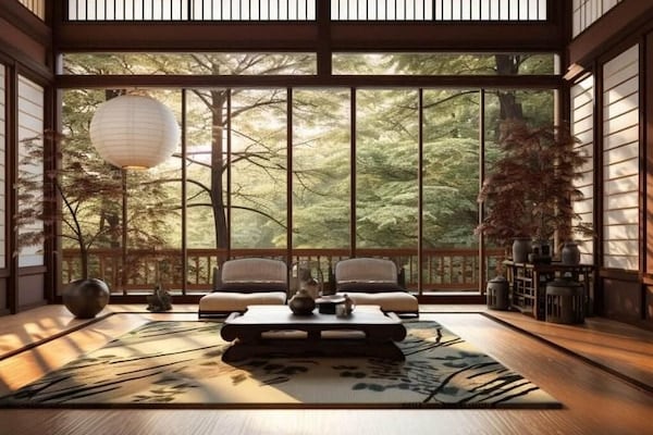 Vật liệu tự nhiên được chú trọng trong Zen