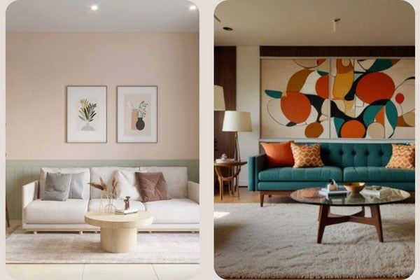 Sử dụng những gam màu pastel và kết hợp màu sắc đơn giản
