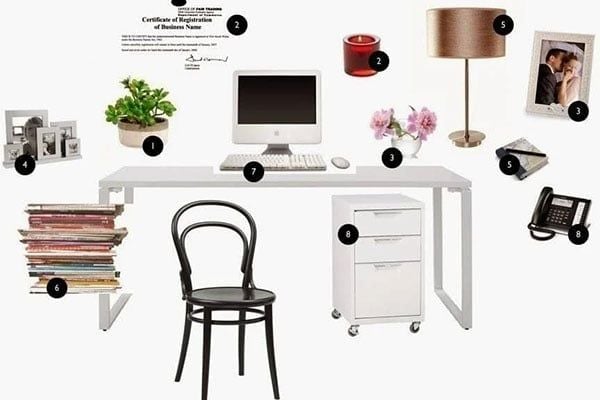 Ví dụ cụ thể về sắp xếp bàn làm việc