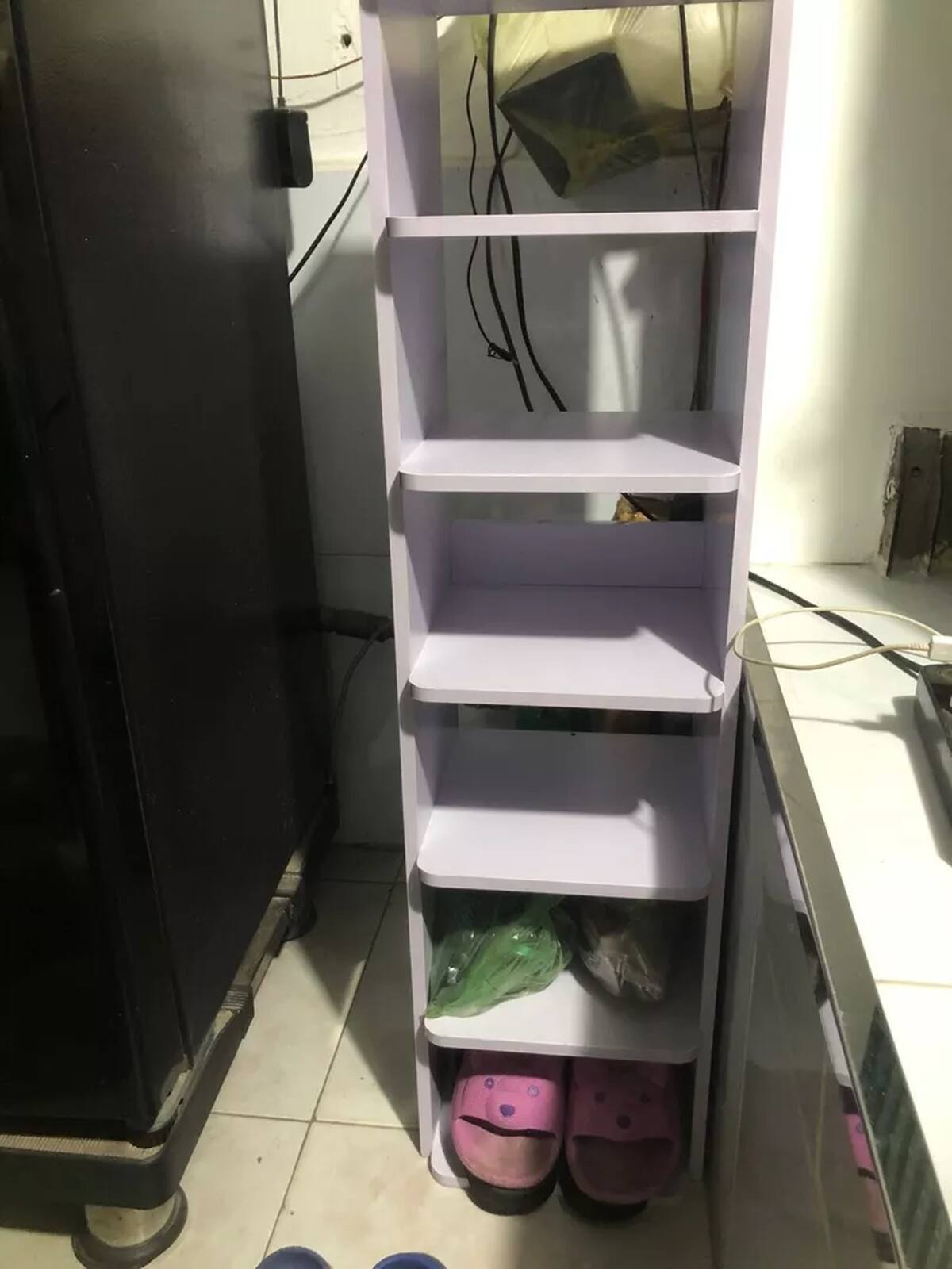 Kệ giày trắng đa tầng phong cách tối giản - GP247