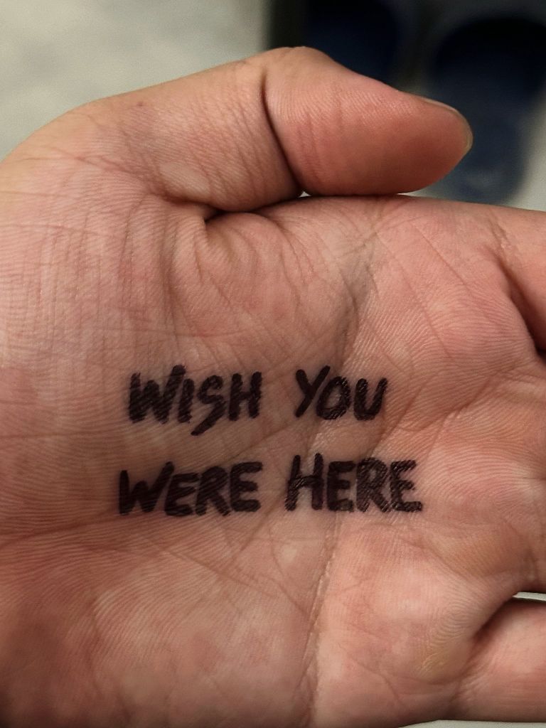 WISH YOU WERE HERE