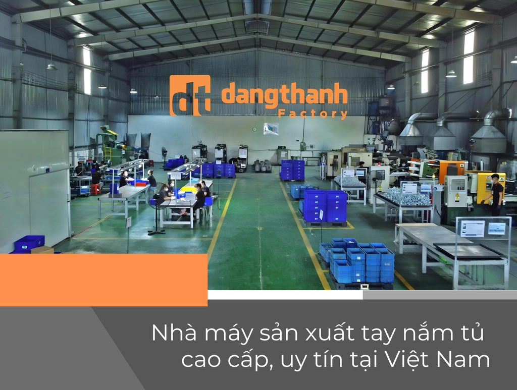 Xưởng sản xuất tay nắm tủ xuất khẩu chất lượng cao ở Bình Dương