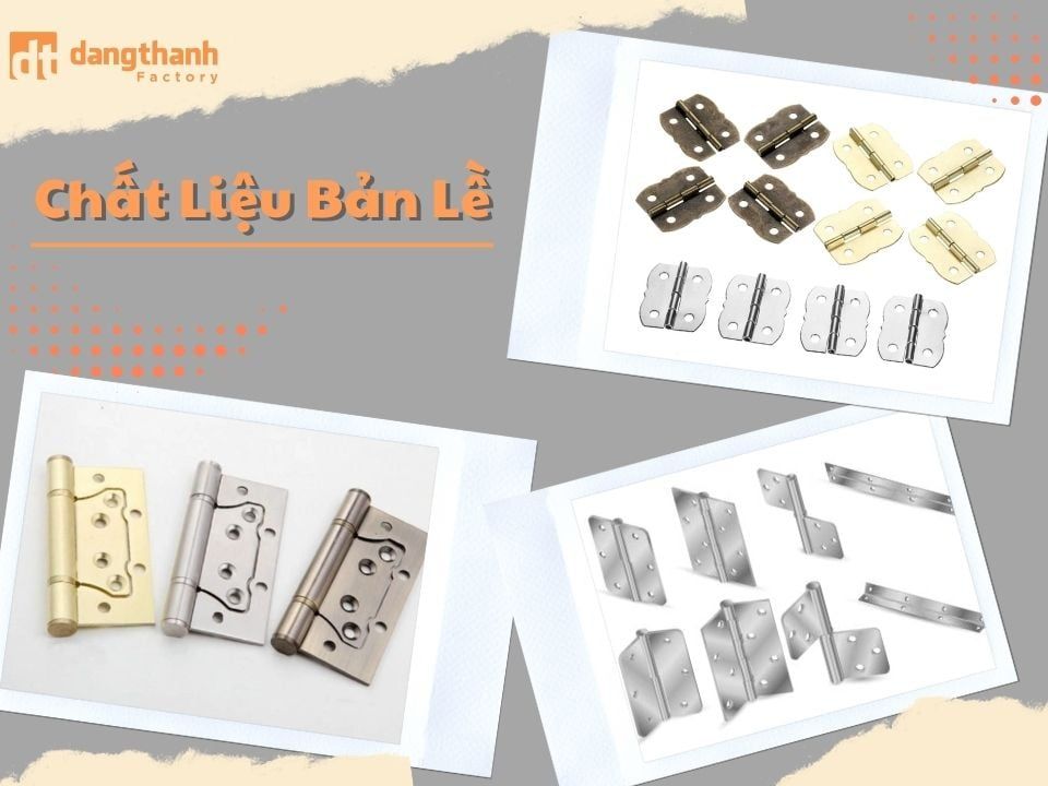 Chất liệu bản lề chống cháy và mẫu mã đẹp hiện nay