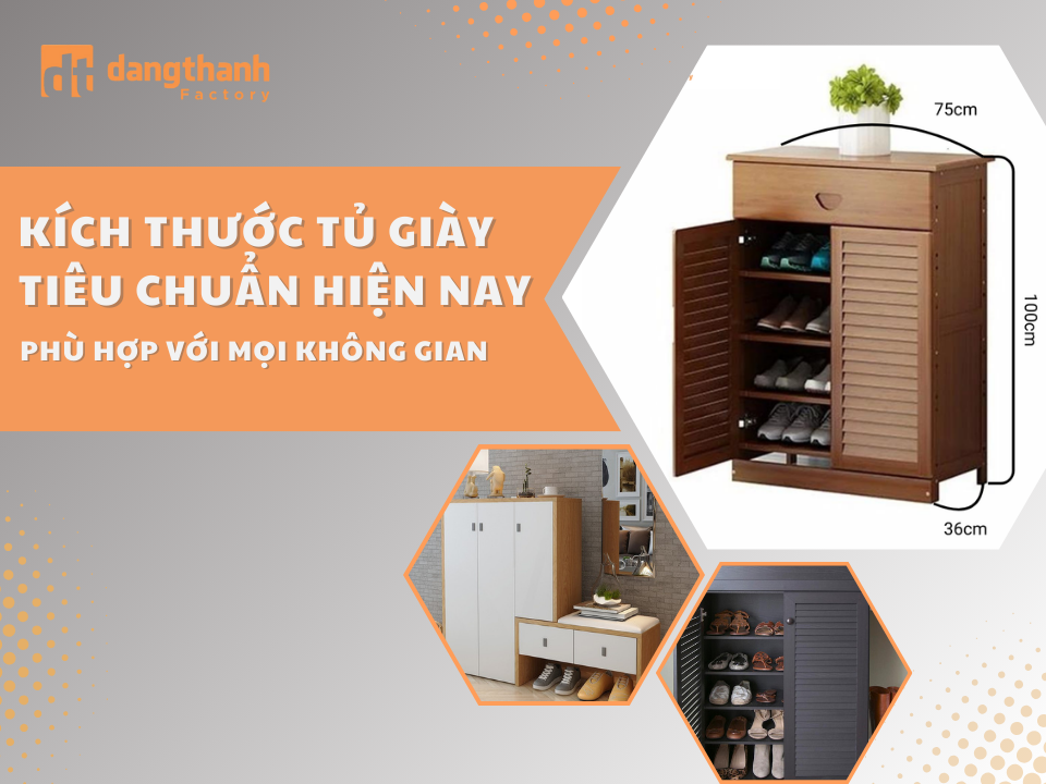 Mách bạn kích thước tủ để giày đẹp phù hợp với căn phòng của bạn