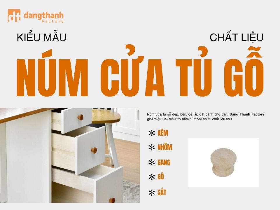 Top mẫu núm tay nắm cửa tủ gỗ đẹp được ưa chuộng hiện nay