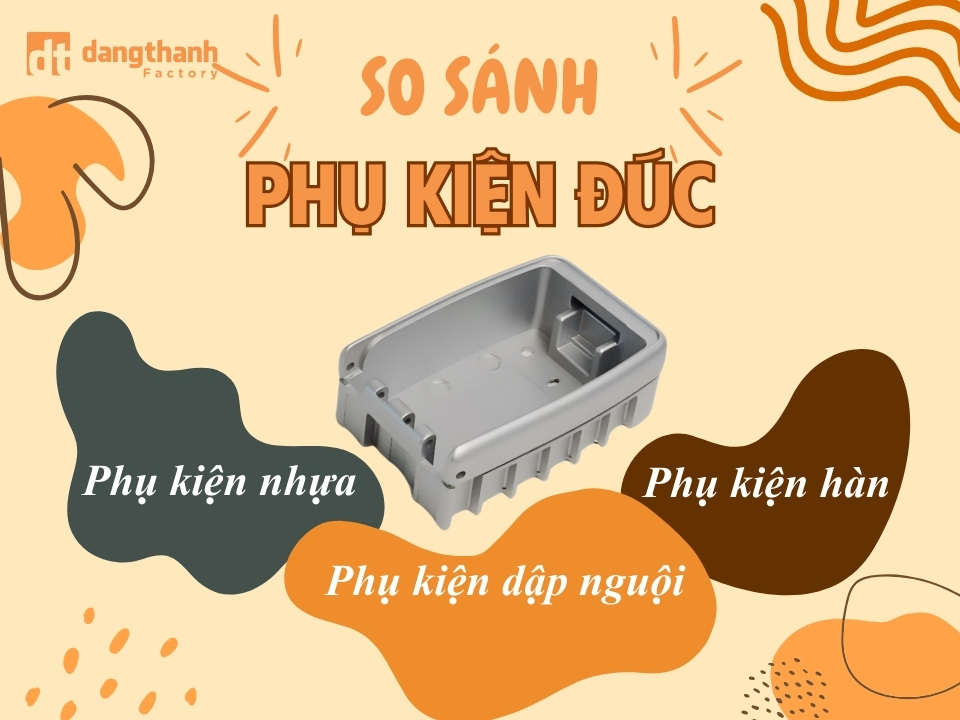 So sánh phụ kiện đúc hộp khóa số với các loại khoá khác