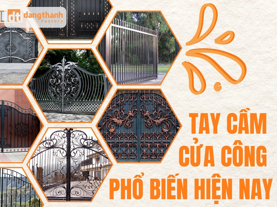 Top 5+ mẫu tay cầm cửa cổng được ưa chuộng nhất hiện nay