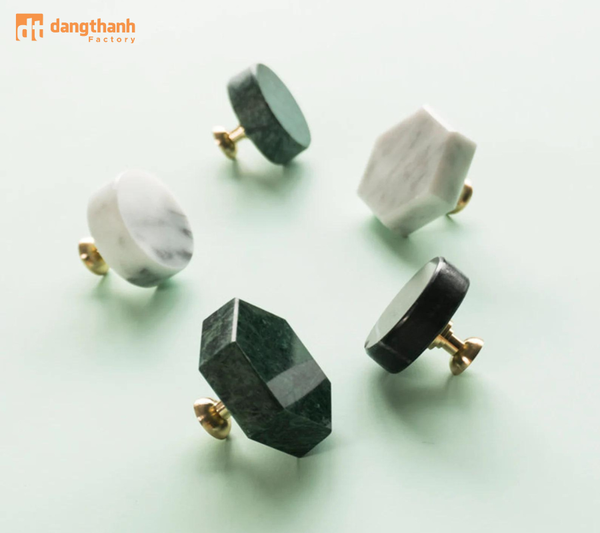 Mẫu tay núm tủ bằng đá cẩm thạch thời thượng