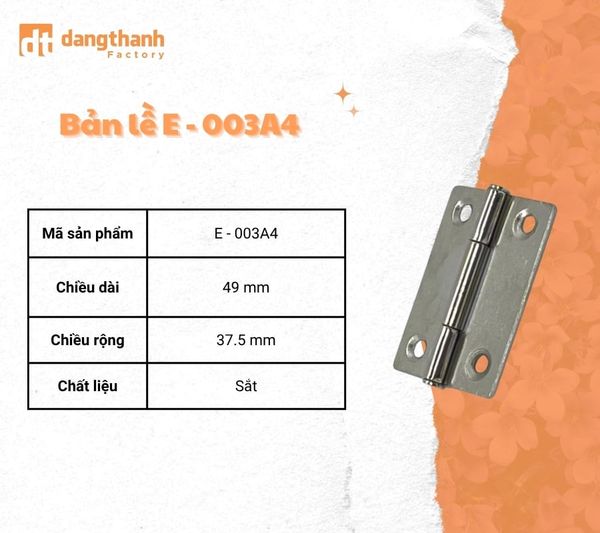 Bản lề lá E-003a4