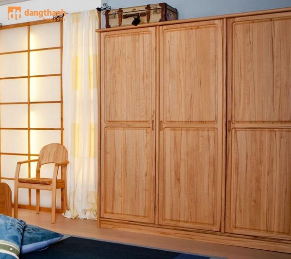 mẫu tủ 4 buồng gỗ có âm tủ