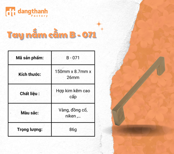 Tay nắm cầm B - 071