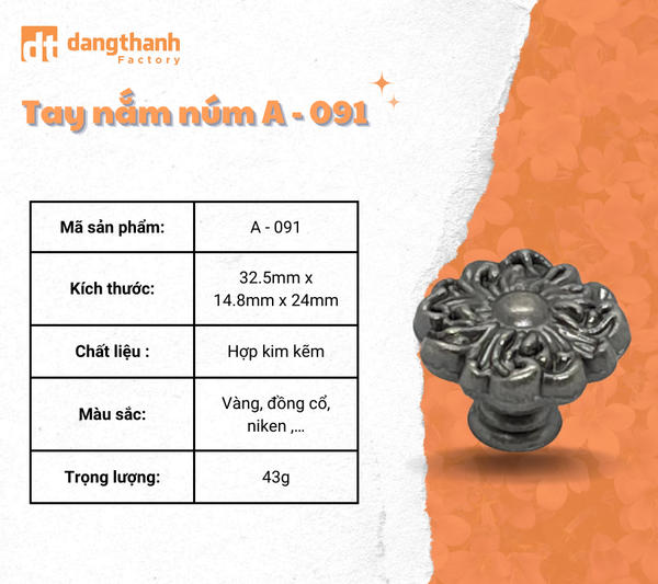 tay nắm núm A - 091