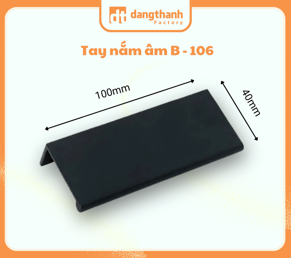 tay nắm âm tủ bếp