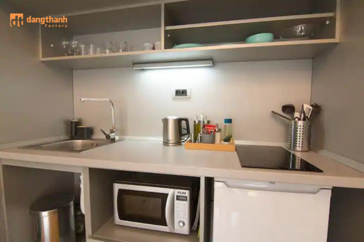 mẫu Tủ bếp cho phòng trọ nhỏ tiện lợi