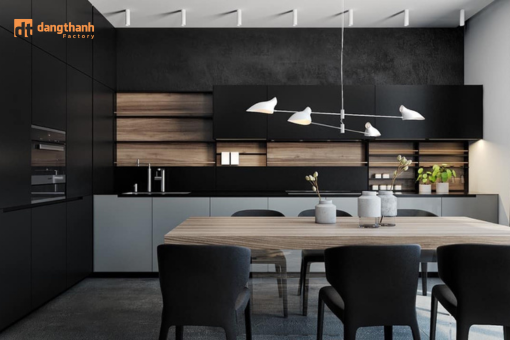 mẫu Tủ bếp phong cách Minimalism