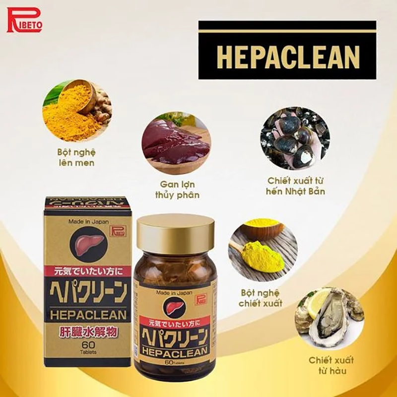 hepaclean thực phẩm chức năng giải độc gan hàng đầu