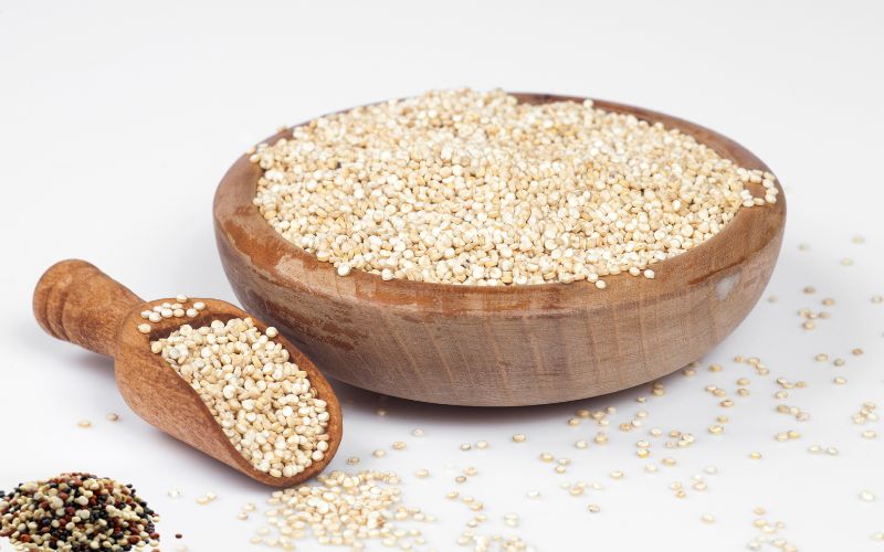 quinoa chứa nhiều protein