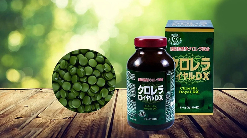 Viên uống tảo biển của Nhật Chlorella Royal DX