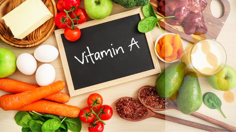 vitamin A là thành phần thiết yếu cho mắt