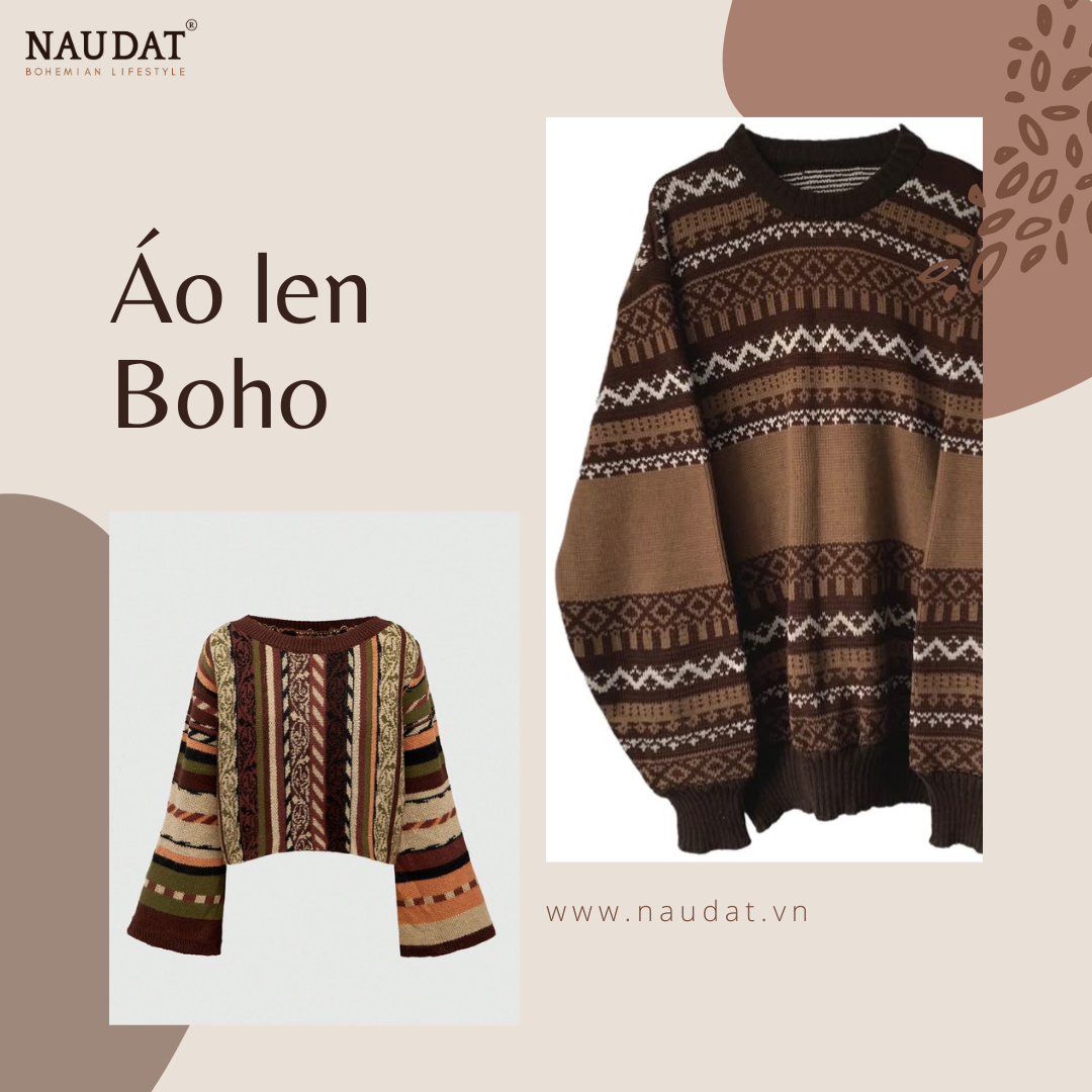 Áo Len Boho Dễ Mặc Dễ Đẹp – Bí Quyết Nàng Cá Tính Nên Biết