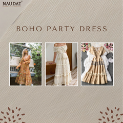 Top Mẫu Đầm Boho Dự Tiệc Đẹp Nhất Bạn Không Thể Bỏ Lỡ