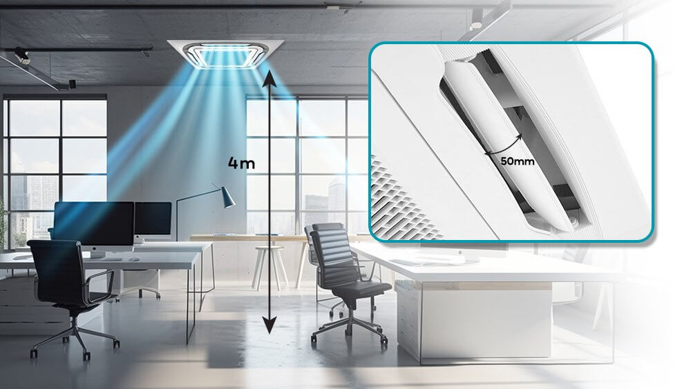 Thiết kế tinh tế, hiệu suất vượt trội - Top 3 điều hòa âm trần giá rẻ