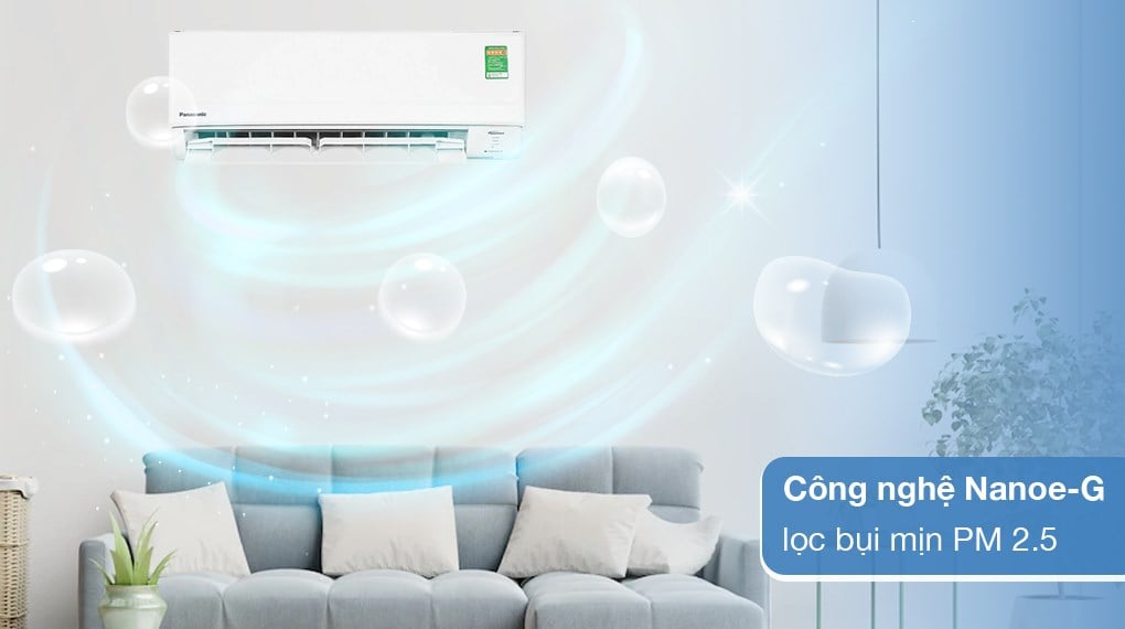 Đánh giá chi tiết công nghệ Nanoe-G lọc bụi mịn PM2.5