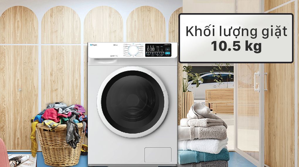 Đánh giá tổng quan máy giặt Casper inverter WF-105I140BWC 10,5 kg