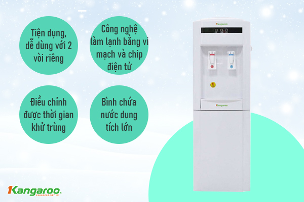 Cây nước nóng lạnh Kangaroo giá rẻ KG31A2 có phải là sản phẩm phù hợp cho gia đình bạn?