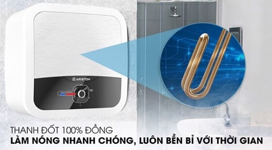 Bình nóng lạnh Ariston 30L Vitaly 30 vuông có năn sử dụng không