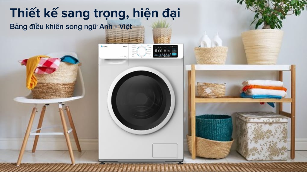 Đánh giá tổng quan chiếc máy giặt Casper inverter WF-8VG1 8 kg
