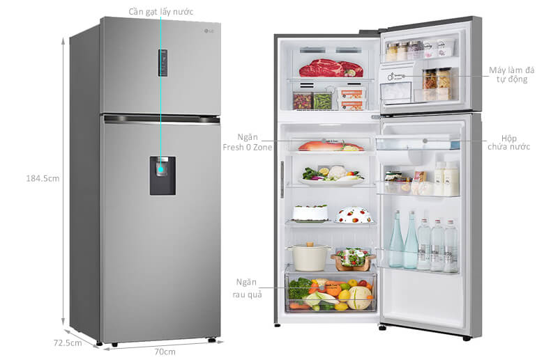 Bạn nên chọn tủ lạnh LG giá rẻ LTD46SVMA khi gia đình có từ 4 tới 6 người