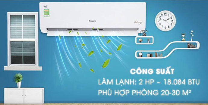 Điều hòa Casper phù hợp với phòng bao nhiêu m2? Chọn đúng công suất