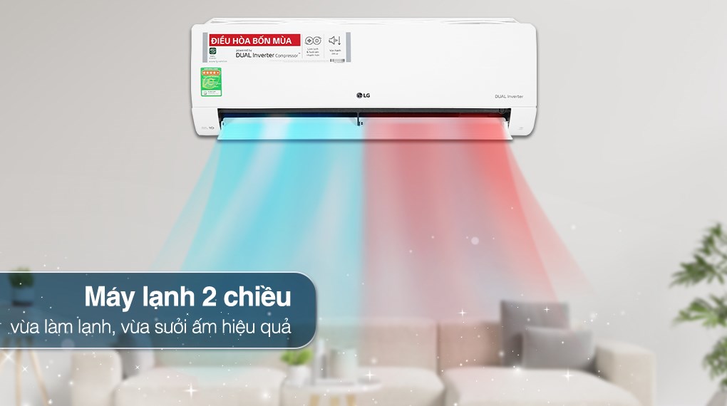 Điều hòa LG B13END1: Tận hưởng sự tiện nghi với khả năng làm lạnh/làm ấm nhanh chóng